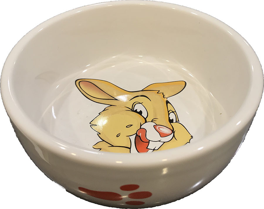 Миска для кролика Trixie керамическая, 0,25 л / 11 см, в ассортименте (60733)